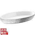 スタッキング小判 グラタン皿 No.240 38cm ホワイト