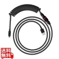 HyperX USB-C コイルケーブル (グレイ/ブラック) 写真1