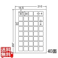 マルチタイプラベル(普通紙タイプ) 30mm×30mm A4 210mm×297mm 500シート(100シート×5)