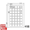 マルチタイプラベル(普通紙タイプ) 30mm×30mm A4 210mm×297mm 500シート(100シート×5) 写真1