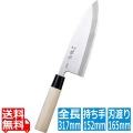 敏幸 改良霞 特製 出刃 16.5cm 写真1