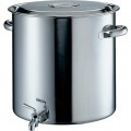 EBM 18-8 蛇口付寸胴鍋 目盛付 39cm(46L)