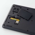 キーボード ワイヤレス マウス付 無線 USB 抗菌 薄型 ミニキーボード ワイヤレスキーボード メンブレン式 ブラック 写真10