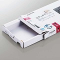 キーボード 有線 USB接続 静音 抗菌 ブラック 写真10