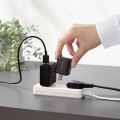 AC充電器/USB充電器/USB Power Delivery/45W/USB-C1ポート/スイングプラグ/ブラック 写真10