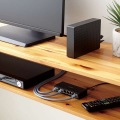 Giga対応スイッチングハブ/8ポート/金属筺体/電源外付けモデル/ブラック 写真10