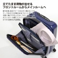 スーツケース キャリーケース 消音 静か FREQUENTER TSA クラムA ストッパー付 フロントオープン 53cm ネイビー 44L 2?4泊 出張用 旅行 写真10