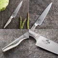 関孫六 三徳包丁 セット 3点 ( 小三徳包丁 & ペティナイフ & 研ぎ器 ) 日本製 | 貝印 オールステンレス ステンレス 包丁 シャープナー 砥石 おしゃれ 包丁セット 写真10