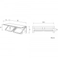 アイアントイレットペーパーホルダー【 Abel(アベル) 】ダブル(シャンパン) 写真10