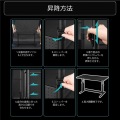 バウヒュッテ 昇降式パソコンデスク ホワイト BHD-1200M-WH | デスク パソコンデスク 昇降 高さ調節 幅120 奥行55  PCデスク 写真10