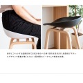 カウンターチェアー KNC-K220 ブラック 写真10