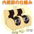 足もみ ヒーター付き ベージュ 写真10