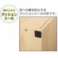 コンセント付ダストボックス ゴミ箱 ごみ箱 ダストBOX ペール付き スマホ置き サイドテーブル ブラウン 写真10