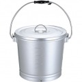 アルミ一重汁食缶6L(にぎり1ヶ付)