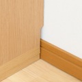 カウンター下収納 ラック 扉タイプ キャビネット 木製 ユニット収納 ナチュラルブラウン 幅75 奥行29.6 高さ84.9cm 白井産業 PTS-8575D NA ピタシエ 写真10