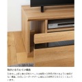 テレビ台 白井産業 50V型対応 TVボード リビングの家具を揃えられるコーディネート家具 組立簡単 ナチュラルブラウン 幅120 高さ37 奥行41.9cm NTU-3512H NA 写真10