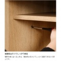 デスク 白井産業 机 パソコンデスク デスクワーク 作業台 収納 中棚付き リビング 約幅60 奥行42 高さ72cm ナチュラルブラウン ナチュリカ NTU-7060DESKNA 写真10