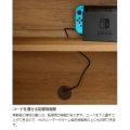 キャビネット 白井産業 棚 タンス チェスト 収納 扉付 引出付き リビング サイドボード 約幅60 奥行42 高さ72cm ナチュラルブラウン ナチュリカ NTU-7060DHNA 写真10