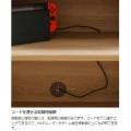 オープンラック 白井産業 棚 シェルフ 本棚 リビング収納 背面化粧有 配線穴 ナチュラルブラウン 幅90 高さ72 奥行42cm ナチュリカ NTU-7090R NA 写真10