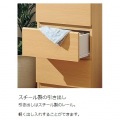 タンス チェスト チェスカ 白井産業 CSC-9060HDK ダークブラウン | 約幅60cm 約高さ90cm 北歐 リビング 寝室 収納ケース 白木目 配線穴付 衣類収納 組立簡単 写真10