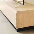 テレビ台 白井産業 幅150cm 高さ36cm ナチュラルブラウン 65V型対応 木質感のあるローボード ログーノ 写真10
