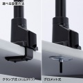 水平多関節液晶モニタアーム(4面) 写真10