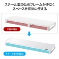 電源タップ＋USBハブ付き机上ラック(W1000) 写真10