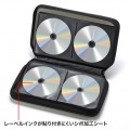 DVD・CDセミハードケース(96枚収納・ブラック) 写真10