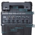 ワイヤレスマイク付き拡声器スピーカー(最大40W) 写真10