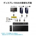 4K対応DisplayPortパソコン切替器(エミュレーション非搭載・2:1) 写真10