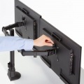 モニターアーム(デュアル・ロングアーム・薄型ショートクランプ) 写真10