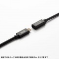 USB5Gbps Type-C延長ケーブル(PD100W・0.1m) 写真10