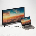 USB5Gbps Type-C延長ケーブル(L型・PD100W・0.5m) 写真10