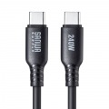 USB2.0 Type-C シリコンケーブル(PD240W・0.5m・ブラック) 写真10