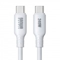 USB2.0 Type-C シリコンケーブル(PD240W・0.5m・ホワイト) 写真10
