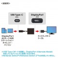 USB Type C-DisplayPort変換アダプタ(4K/120Hz/HDR対応) 写真10