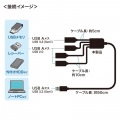USB3.2 Gen1+USB2.0 コンボハブ(4ポート) 写真10