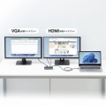 USB Type-Cドッキングステーション(HDMI/VGA・2画面出力対応) 写真10
