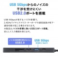 HDMIポート付 USB Type-Cドッキングハブ 写真10