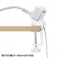 電源タップ、周辺機器用デスククランプ式回転型ホルダー 写真10