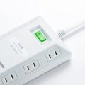 USB充電ポート付きタップ 平型 写真10