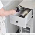 フォーフル DOLLY(ドリー) 隙間収納ラック 幅25cm ホワイト DO170-25SS-WH 隙間収納 すきま収納 25cm 奥行40 引き出し 洗面所 キッチン ランドリー スリム収納 写真10