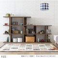 Fizz(フィズ)シェルフ(ロータイプ90cm幅) ブラウン 写真10