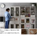 NEFLAS(ネフラス) オープンシェルフ(幅75cm) シェルフ ディスプレイ オープンラック 収納 ディスプレイ収納 棚 収納 リビング収納 ホワイト NF80-75OP-WH 写真10