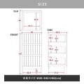 チェスト 北歐 3段 高さ82cm 幅40cm 脚付き おしゃれ 木製 タンス リビング 収納 引き出し 収納棚 縦長 小さめ スリム コンパクト ナチュラル 木目 TF85-40H 写真10