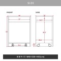 デスク ワゴン パソコンデスク 机 幅85 シンプル オフィスデスク つくえ 學習机 作業デスク ワークデスク サイドワゴン ワゴン DT55-40SR 写真10