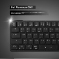 Barocco Mistel AirOne Pro 超薄型 キーボード 日本語JIS配列 ML-MD68PRO-J-CL/BK 写真10