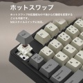iKBC フルサイズワイヤレスメカニカルキーボード CD108HB+ KTT Hyacinth 日本語配列 IK-CD108HBPLS-KT/HC 写真10
