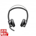 Poly Voyager Focus 2 USB-C +C/A【ワイヤレス/有線、ビジネス用途、Web会議、3つのノイズキャンセルテクノロジーを搭載】