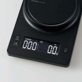 ドリップスケール/コーヒー専用タイマー機能搭載/計量+タイマー計測同時表示/操作・カウント音付/最大2kg/最小0.1g表示/バックライト付/ブラック 写真11